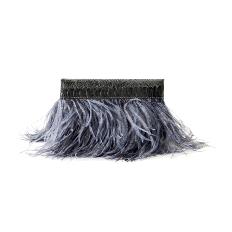 Feather Clutch