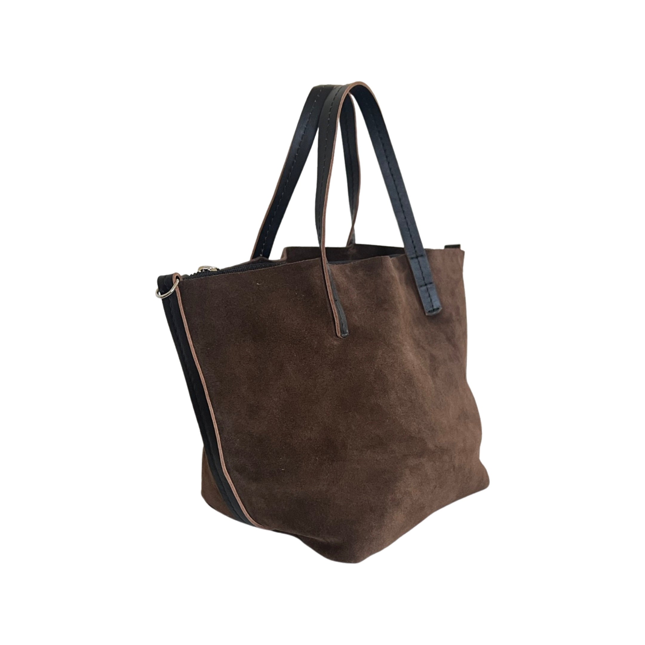 Emmita Suede Tote | MooMoo Designs