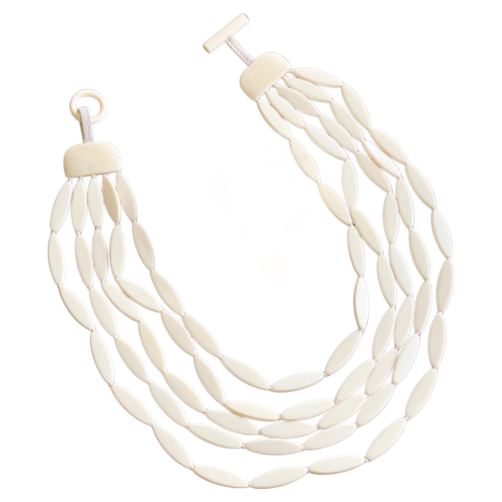 Bone Multi-Strand Necklace