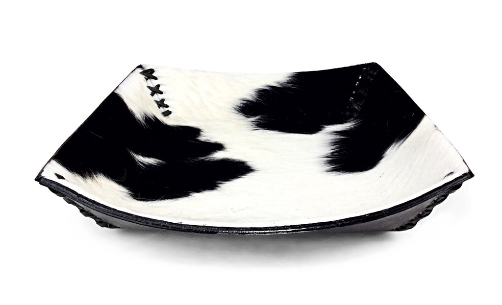 Stitched Cowhide Bowl